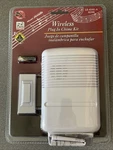 New Heath Zenith LE-6166-A Wireless Button Plug In Receiver Door Chime Kit Nip. Fixed Price $18.00.