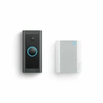 Ring Wired Doorbell Camera With Chime (B08H5V7RSH). Fixed Price $75.00.