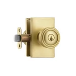 Parro Gold Door Knobs Interior & Exterior, Keyed Entry For Bedroom .... Fixed Price $23.33.