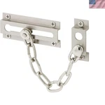 Satin Nickel Security Chain Door Lock 3-5/16 Safe And Reliable Installation. Fixed Price $14.88.