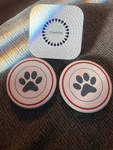 Chunhee Smart Dog Door Bell Wireless Puppy White, 1 Receivers+ 2 Buttons. Fixed Price $15.00.