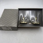 Vtg Pair Baldwin 3" Brass Candlestick Package Brand New Old Stock No. 7216.030. Fixed Price $19.99.