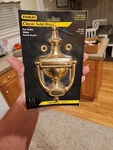 Stanley 7" Solid Brass Door Knocker Classic Traditional Roped New Old Stock. Fixed Price $12.99.