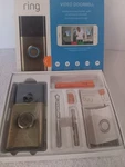 Ring Doorbell (1ST Gen) Hd Video, Motion Venetian Bronze Used With Box. Fixed Price $45.00.