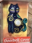 Companys Coming Cat Doorbell Cover Lighted Button Hand Painted New Unique. Fixed Price $34.00.