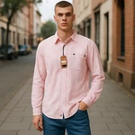 Men's Chubbies Funky Spore Flannel Button-down Shirt Size Large Pink. Fixed Price $30.00.
