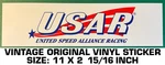 United Speed Alliance Racing - Vintage Original Vinyl Decal Sticker Drag Nhra. Fixed Price $9.39.