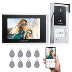 Tmezon Wlan 2MP Hd Video Intercom Doorbell Wired System 7 Inches Touch Monitor. Fixed Price $75.99.