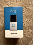 Ring Doorbell 3 1080P Hd Video, Improved Motion Detection, Easy Install. Fixed Price $125.00.