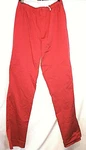 Pants Lands End Mens Size 36 Brick Red Style 84197 Elastic Waist Unhemmed Nwt. Fixed Price $24.99.