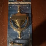 National Solid Brass Polished Gold Ring Door Knocker Classic N197-939. Fixed Price $10.00.