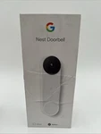 Google Nest Doorbell, Battery-snow With Horizontal Adjustable Mount Box Damage. Fixed Price $70.00.