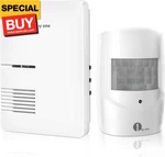 1BYONE Driveway Alarm, Home Security Alert System With 36 Melodies, Plug-in Re. Fixed Price $31.93.
