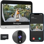 Peephole Camera, 2K Wireless With Doorbell, 4.3 Monitor, Ai Motion. Fixed Price $360.37.