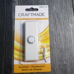 Craftmade Surface Mount Led Lighted Push Button 5011, White PB5011-W. Fixed Price $19.99.