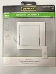 Defiant Wireless Battery Operated Doorbell Kit White 1008 626 453. Fixed Price $12.97.