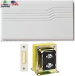 Newhouse Hardware Two Note Wired Door Bell Chime Kit W/transformer & Surface Mou. Fixed Price $37.34.