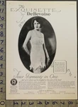 1927 Debevoise Girdle Bra Lingerie Garter Fashion Undergarment Flapper Ad 28830. Fixed Price $28.95.