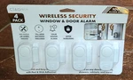 4PC Ciao Tech Wireless Security Doors & Windows ALARMS-100 Db- Item #RNR-71. Fixed Price $12.99.