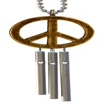 Jacob's Musical Chimes Jacobs Car Charm Peace Sign Mini Wind. Fixed Price $36.94.