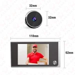 Kak 3.5 Digital Door Peephole Camera Electronic Viewer Bell 120 Degree Wide. Fixed Price $87.99.