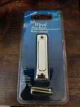 Doorbell, Wired Push Button, Heath Zenith LE-711P-A, White With Screws. Fixed Price $9.95.