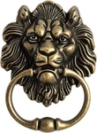 Antique Lion Head Bronze Door Knocker - Classic Vintage Design. Fixed Price $13.12.