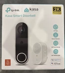Tp-link Kasa Smart Doorbell Black/white KD110. Fixed Price $24.99.