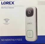 Lorex B451AJD-E 2K Qhd Wi-fi Wired Video Doorbell Fusion Collection Dual Band. Fixed Price $169.99.