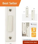 Modern Unlighted Doorbell Switch Compatible With Digital And Mechanical Chimes. Fixed Price $9.89.