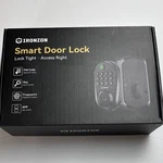 Ironzon Keyless Entry Door Lock Deadbolt With Handles Set Fingerprint Smart. Fixed Price $37.12.