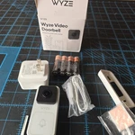 Wyze Video Doorbell Wired Camera Chime White Complete Kit. Fixed Price $25.00.
