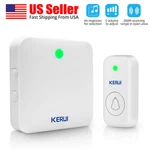 Kerui Wireless Doorbell Plug-in Led Lights Long Range Receiver Remote Waterproof. Fixed Price $14.99.