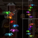 Bat Solar Light Wind Chimes For Outside Halloween Decoration, Color Changing. Fixed Price $16.54.