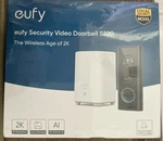 Brand New Factory Sealed Eufy 2K Security Video Doorbell S220 Combo T8210C. Fixed Price $119.99.