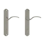 Brixwell Munchen Handle Set 8-3/4" Length, Brass, Satin Nickel Finish. Fixed Price $332.66.