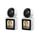 Tmezon 2PCS Two Way Audio Video Pet Dog Camera Speaker Calling Monitor. Fixed Price $19.99.