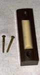 Nutone Usa Brown Bakelite Lighted Push Button Door Bell Vintage + Screws. Fixed Price $14.57.
