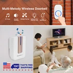 Led 4 Volume 1000FT Wireless Doorbell Chime Plugin Receiver + Transmitter *. Fixed Price $17.89.