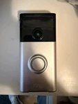 Ring Video Doorbell 1ST Gen Silver Wifi Wired 8VR1S5-SEN0 W/ Mount Plate. Fixed Price $24.99.