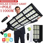 Commercial 99000000LM Led Outdoor Dusk To Dawn Solar Street Light Road Area Lamp. Fixed Price $84.27.