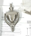 Ives Schlage Door Knocker Brushed Nickel 165432 New Old Stock. Fixed Price $19.65.