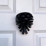 Pinecone Door Knocker By Michael Healy - Matte Black Finish (standard Size ). Fixed Price $20.00.