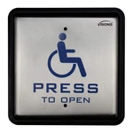 Visionis VIS-7039 Wired Handicap Stainless Steel Square Push Exit Button. Fixed Price $64.87.