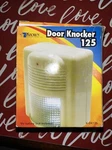 Krown Door Knocker 125 LED/9V Battery Operated White. Fixed Price $19.50.