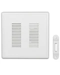 Primechime Plus 2 Electric Doorbell Kit - Selectable Chimes, White Deco Button. Fixed Price $101.47.