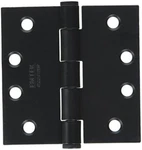 Emtek 92014US19 4" X Heavy Duty Black Powder Coated Steel Hinge Pair - Button. Fixed Price $37.90.