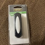 Defiant Wireless Battery Operated Doorbell Push Button, Black. Fixed Price $6.00.