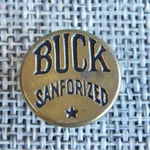 Antique Vtg Uniform Work Stud Button Buck Sanforized Aprx: 11/16" #604-B. Fixed Price $5.99.