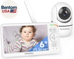 Baby Monitor 6" World First Ips Screen 30H Battery, Secure No Wifi, Pan Tilt Vid. Fixed Price $92.98.